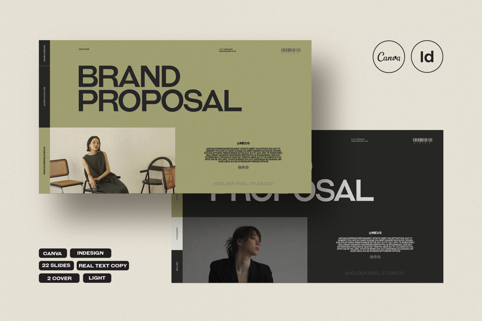Brand Proposal Template cover image