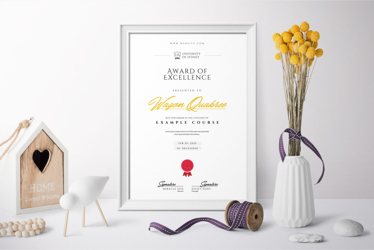 Canva / Certificate Template image 6