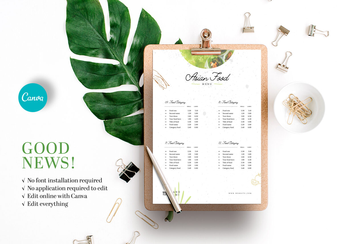 Canva Restaurant Food Menu Template image 8