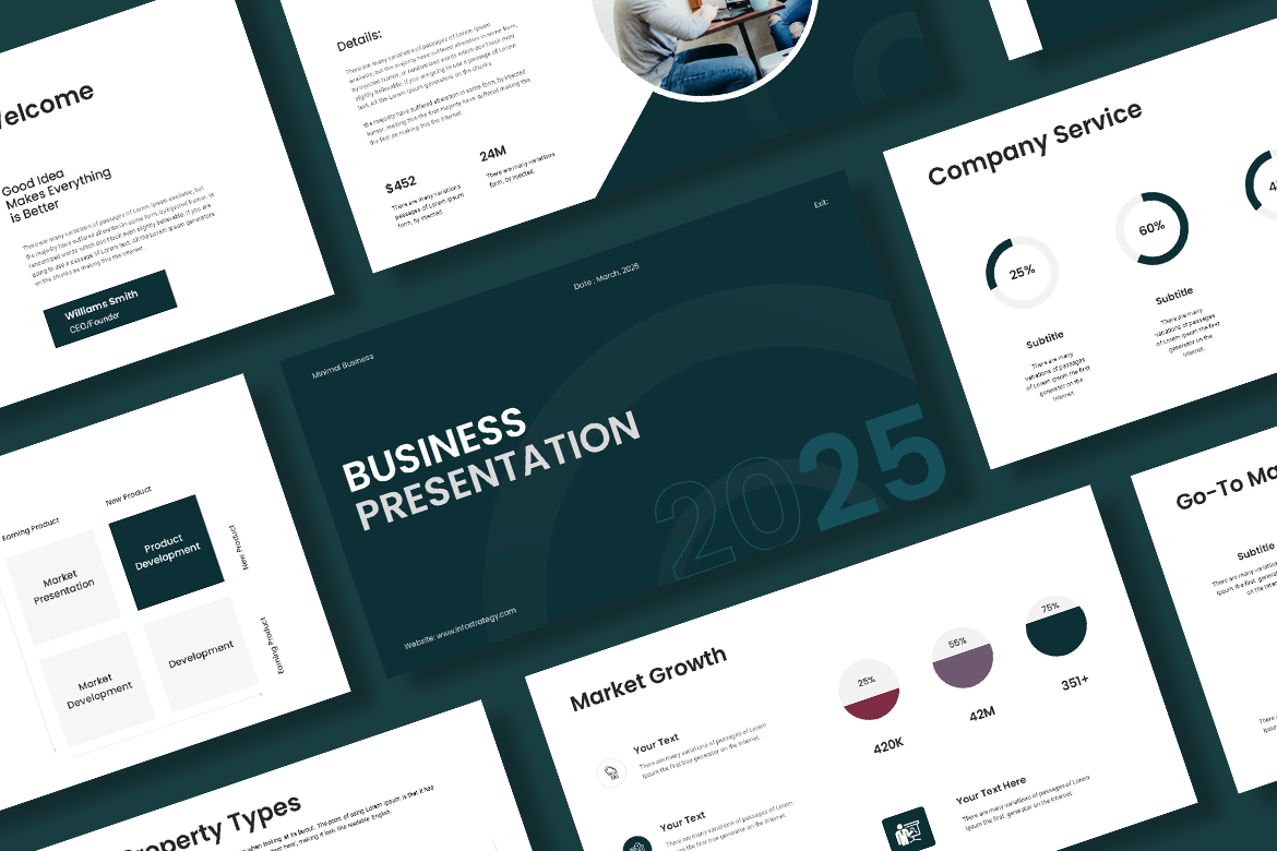 Business Presentation Template image 1