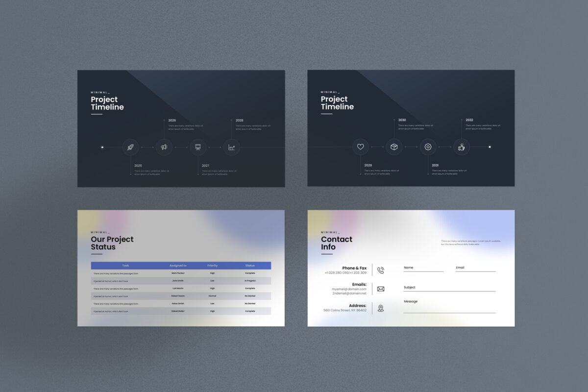 Minimal Presentation keynote image 6