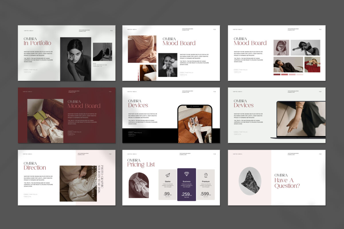 Portfolio Google Slide Template image 5