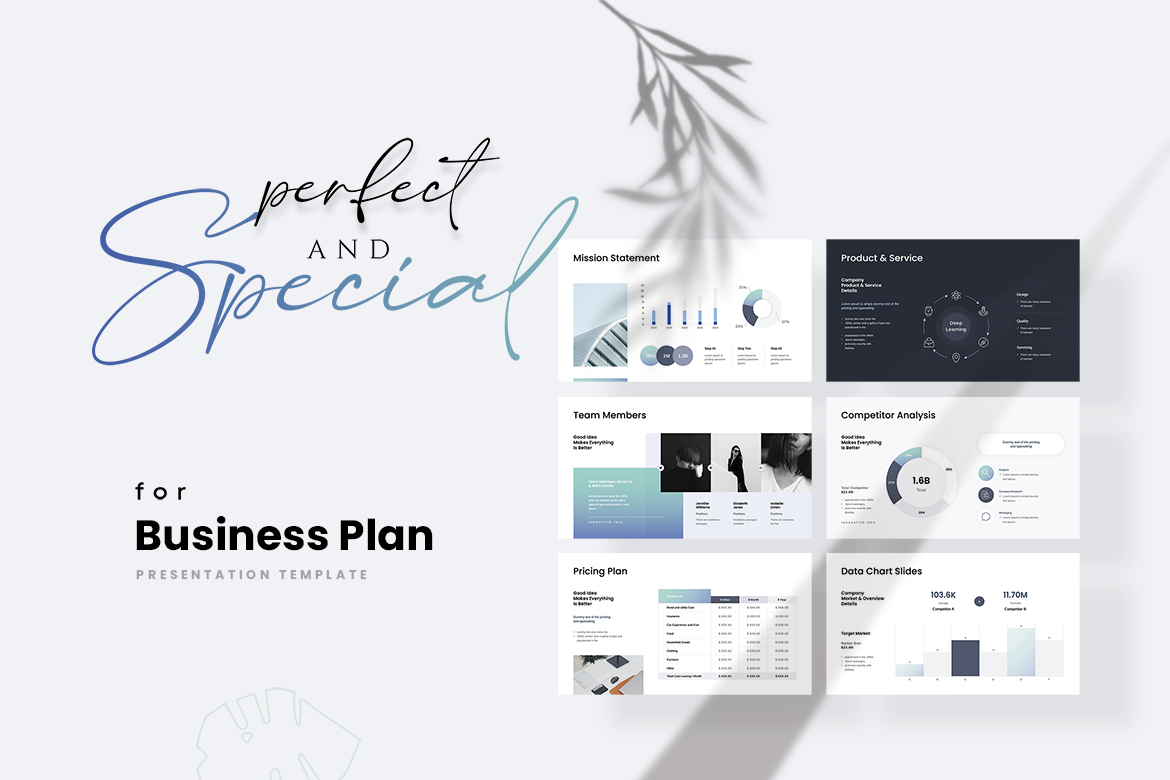 Business Plan Google Slide Template image 1