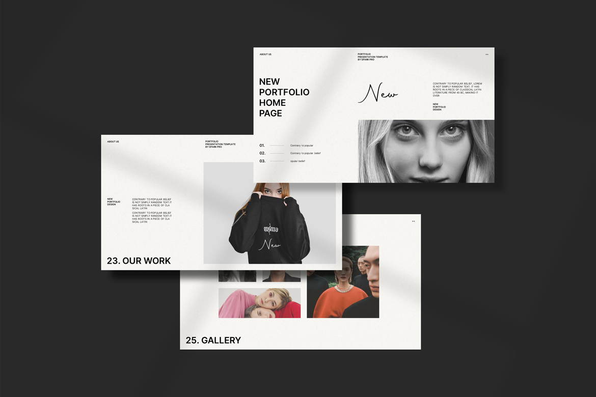Portfolio Presentation Template image 4