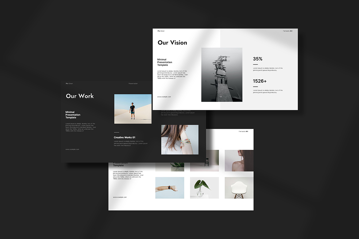 Minimal Presentation Template image 4