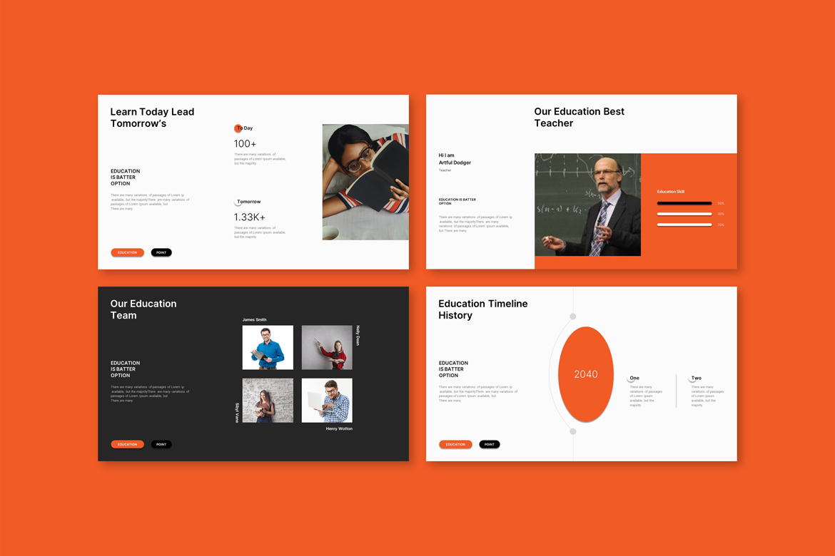 Digital Learning Education Template image 3