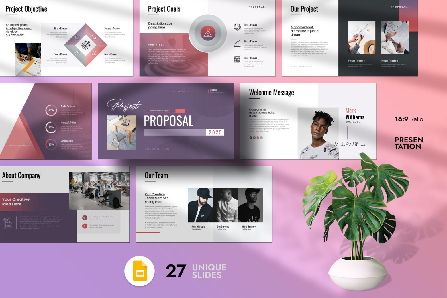 Project Proposal Google Slide cover image