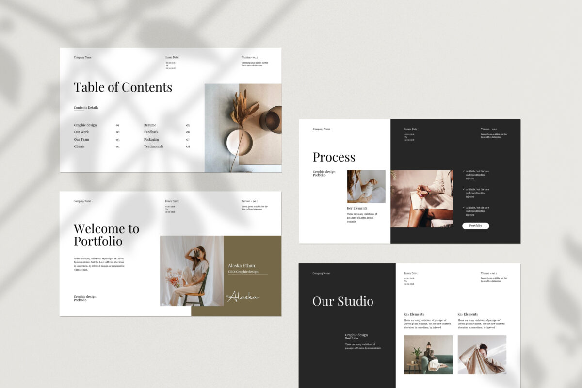 Portfolio Presentation Template image 3