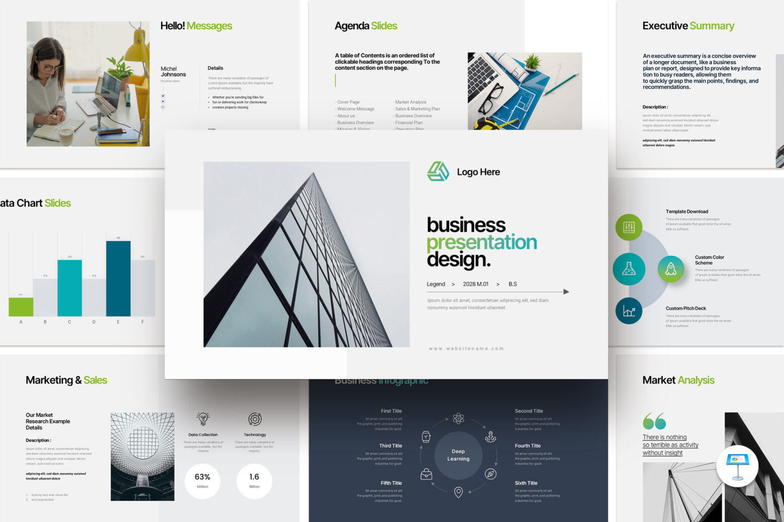 Professional Business Presentation cover image
