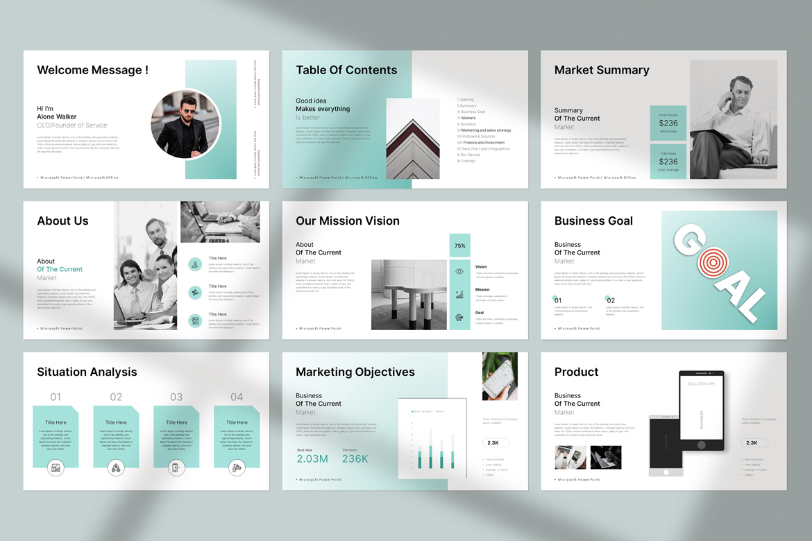 Business Plan Presentation Template image 2