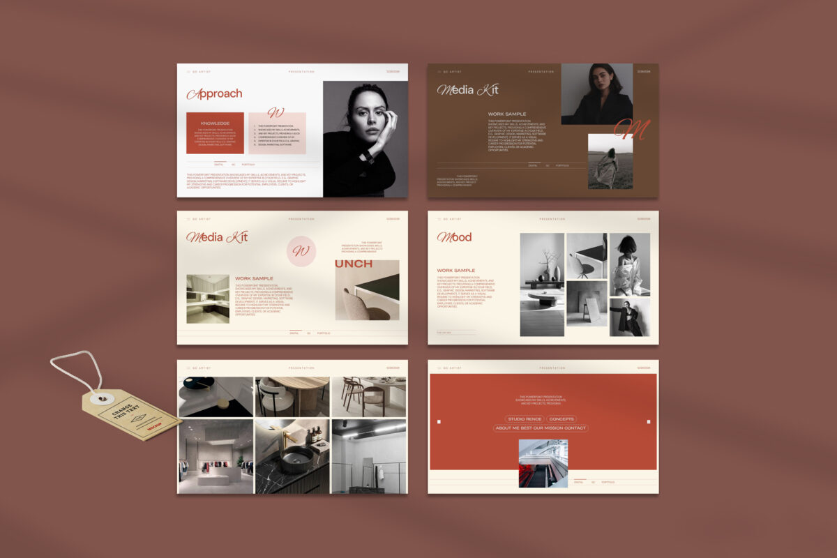 Digital Artist Portfolio PowerPoint image 3