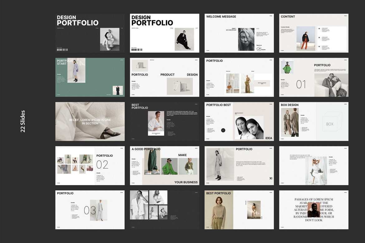 Design Portfolio PowerPoint image 9