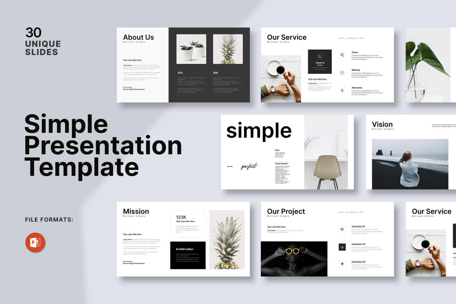 Simple Presentation Template cover image