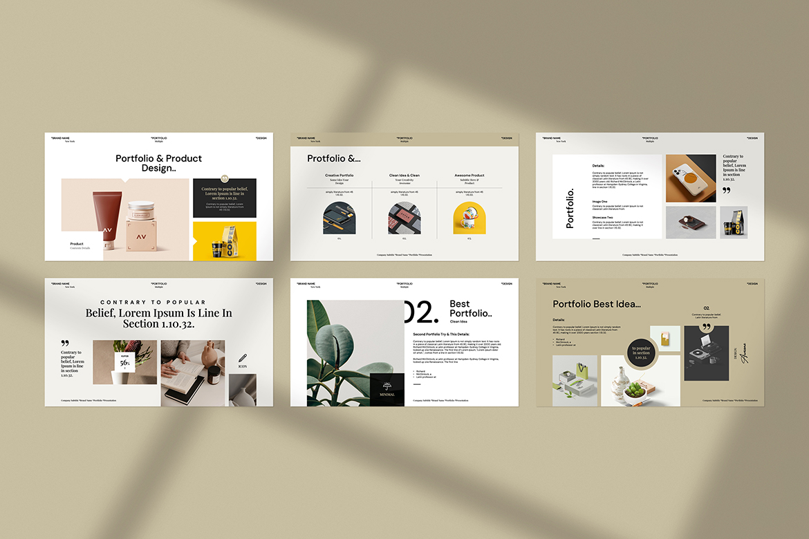 Portfolio Presentation Template image 8
