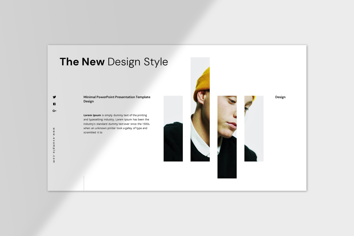 Xi Minimal PowerPoint Template image 6