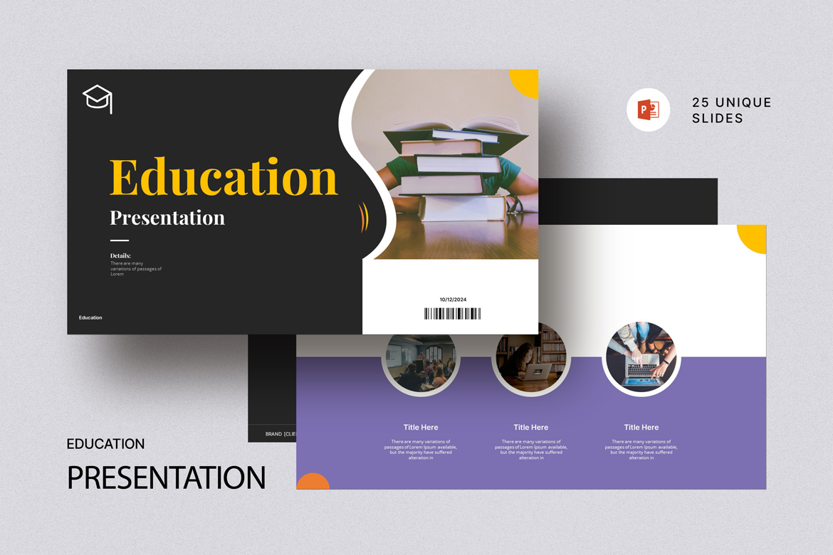 Education PowerPoint Template image 1