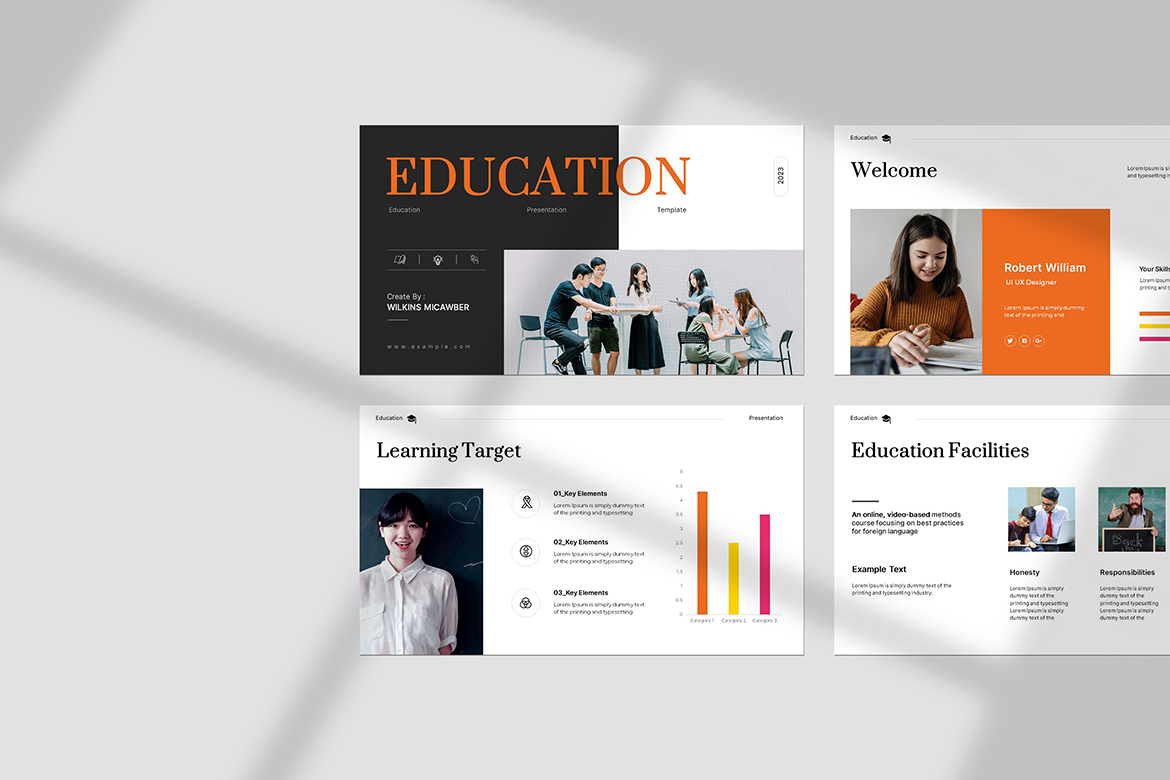 Education Presentation Template image 1