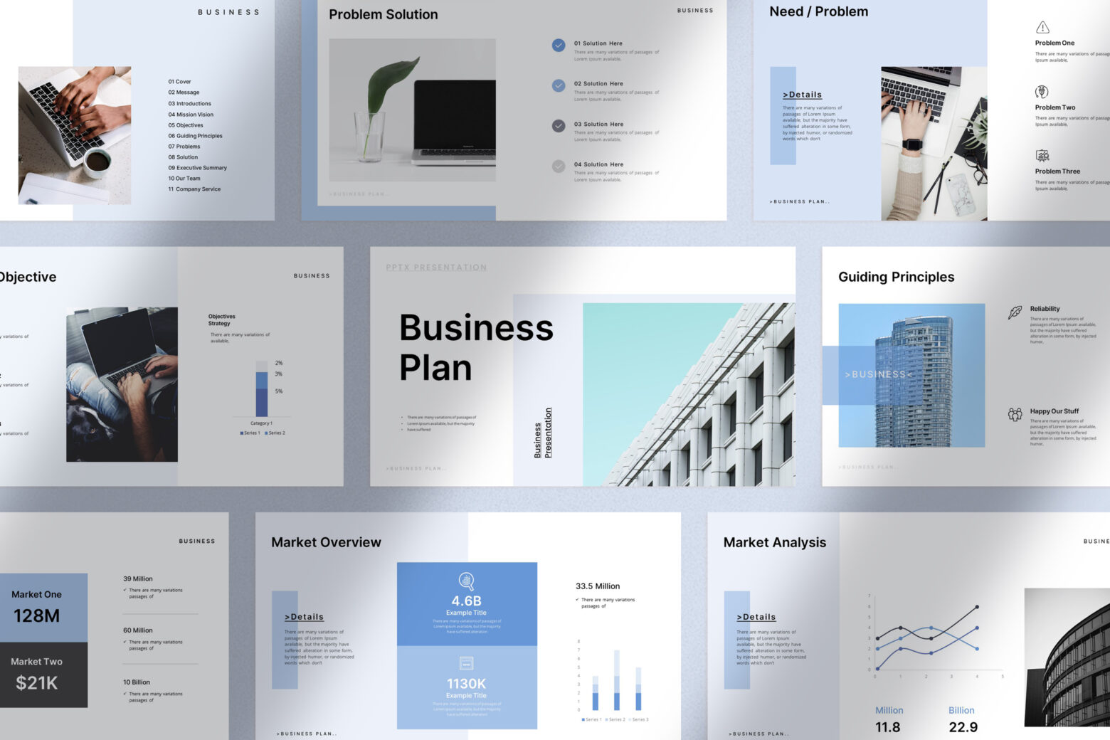 Business Plan Presentation Template cover image
