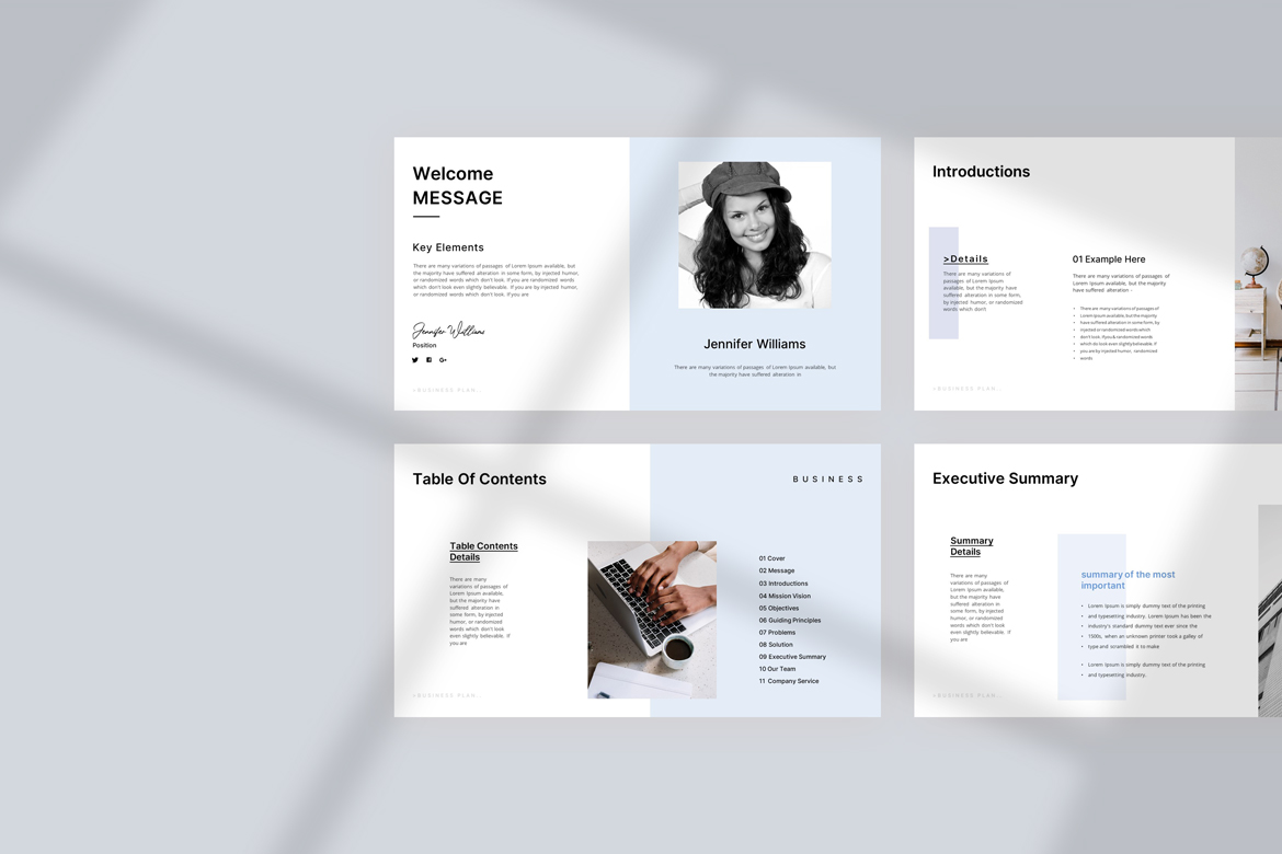 Business Plan Presentation Template image 1