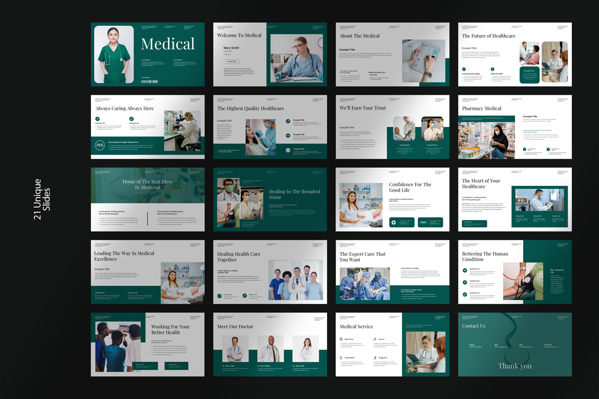 Medical Presentation Template image 7