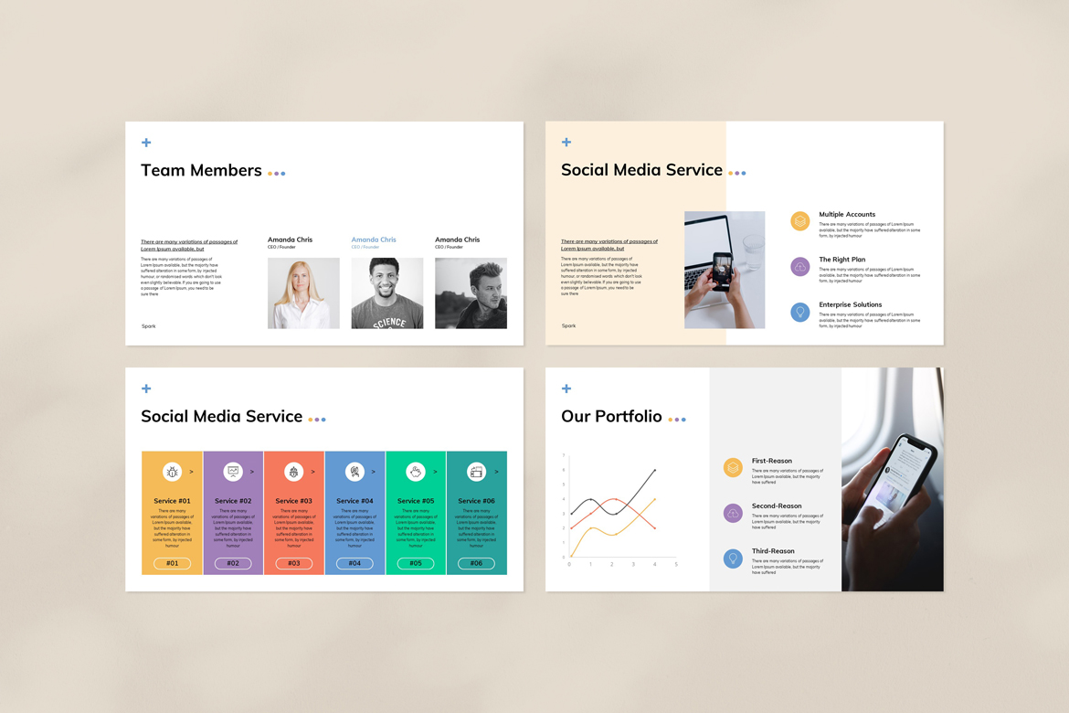 Social Media Presentation Template image 3