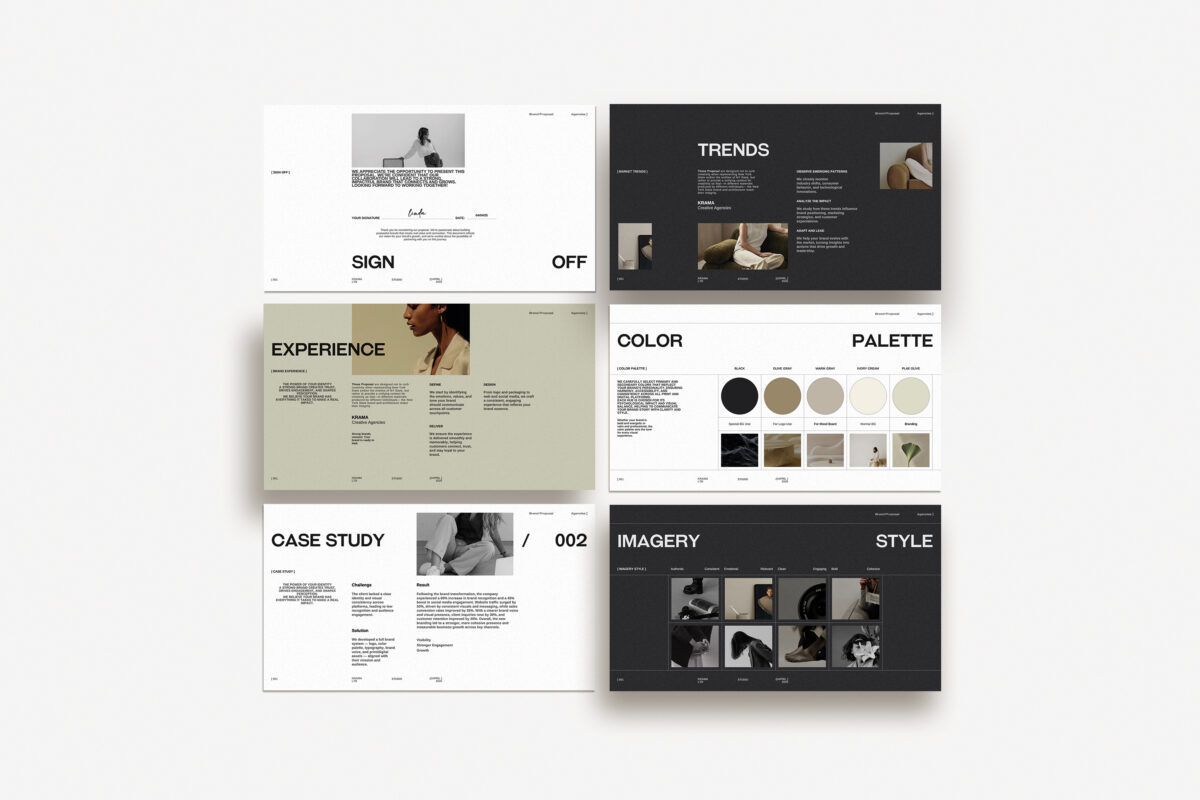 Brand Proposal InDesign image 6