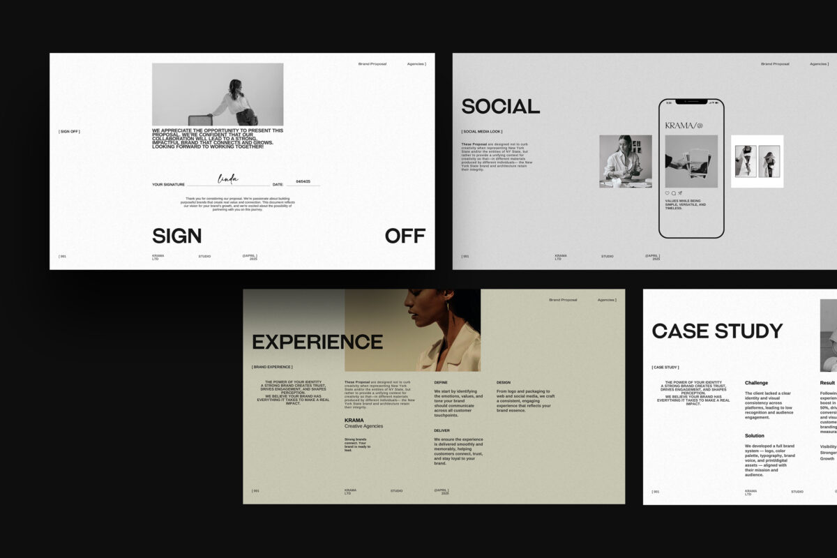 Brand Proposal InDesign image 7
