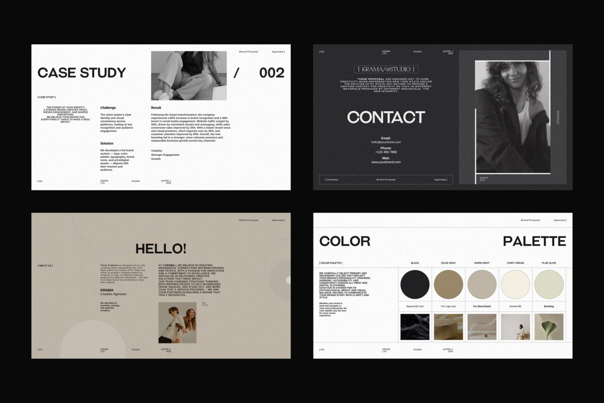 Brand Proposal InDesign image 8