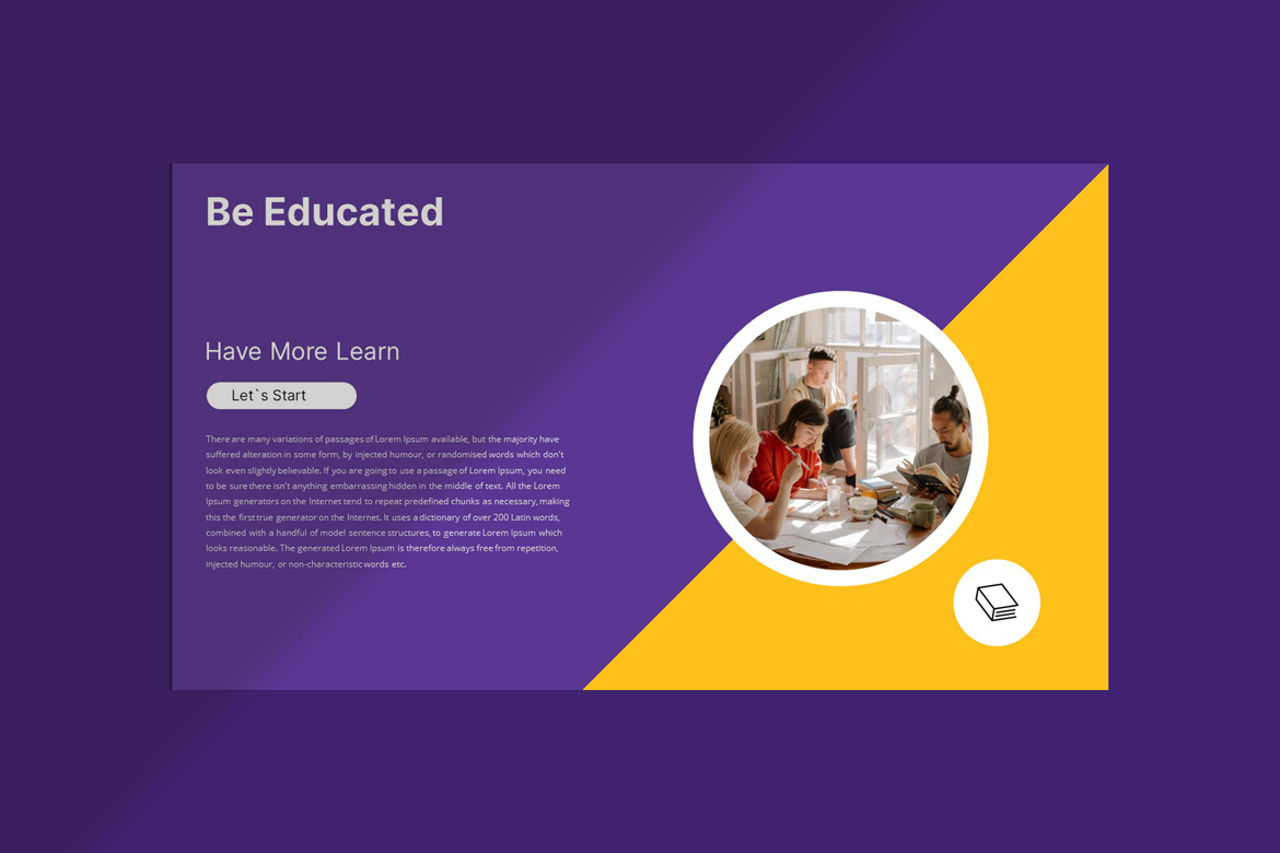 Education Presentation Template image 1