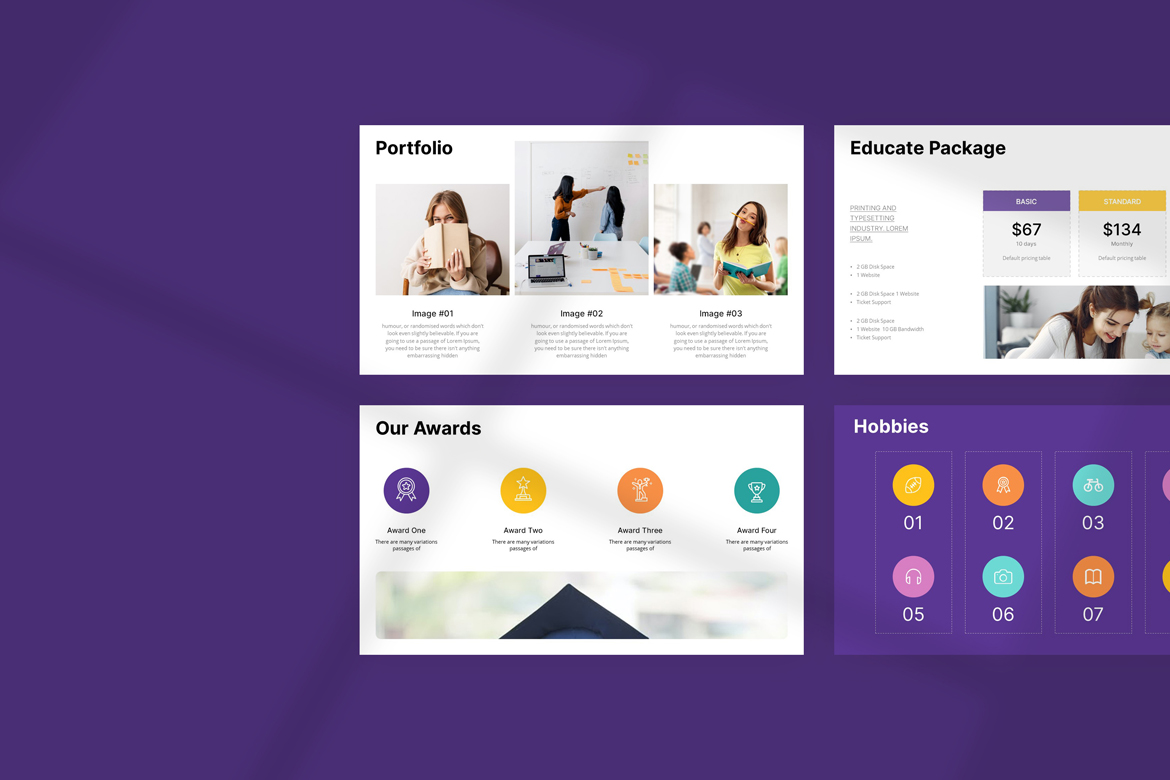 Education Presentation Template image 6