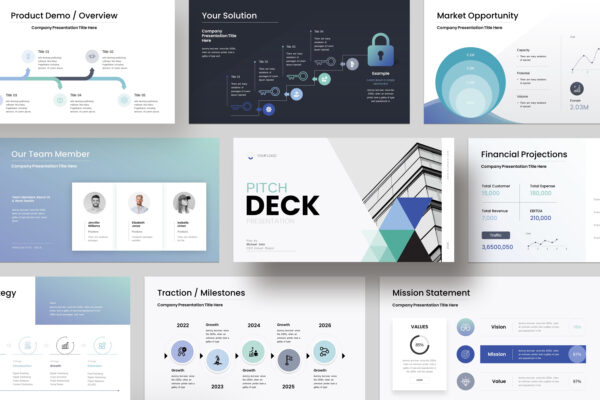 Pitch-Deck Colourful Keynote cover thumb