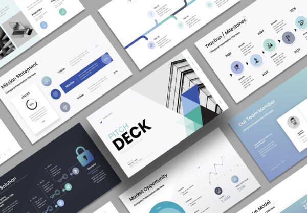 Pitch-Deck Colourful Google Slides cover thumb