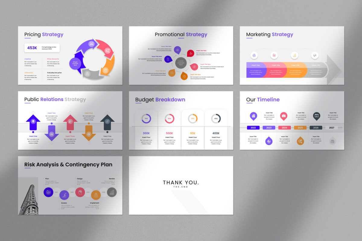 Marketing Plan PowerPoint Layout image 4