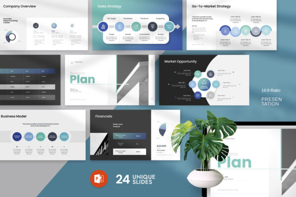 Business Plan PowerPoint cover thumb