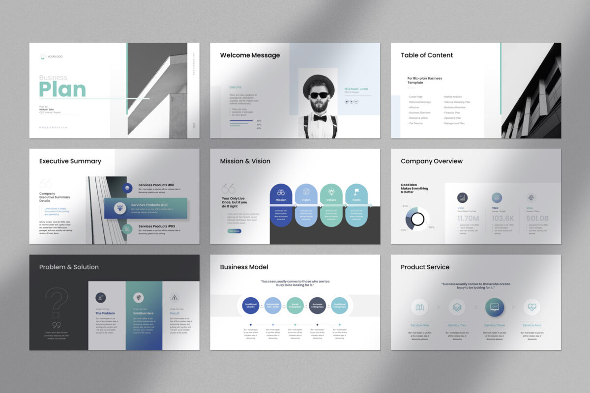 Business Plan PowerPoint image 2