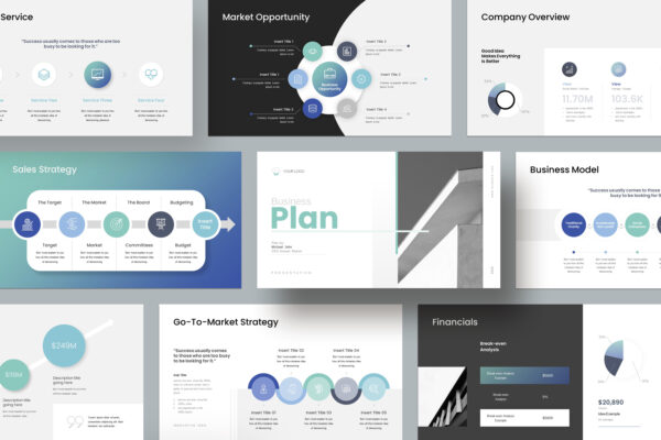 Professional Business Plan Keynote cover thumb