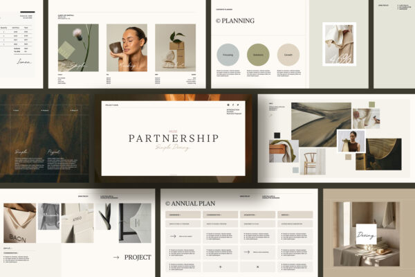 *Minimal Partnership Presentation cover thumb
