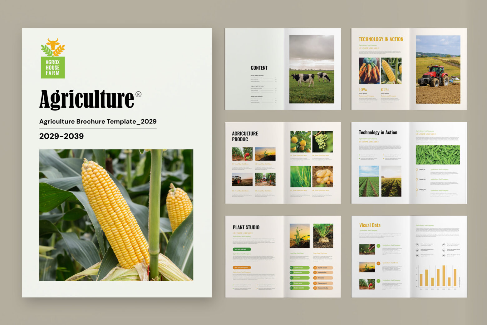 Agriculture Brochure Template cover image