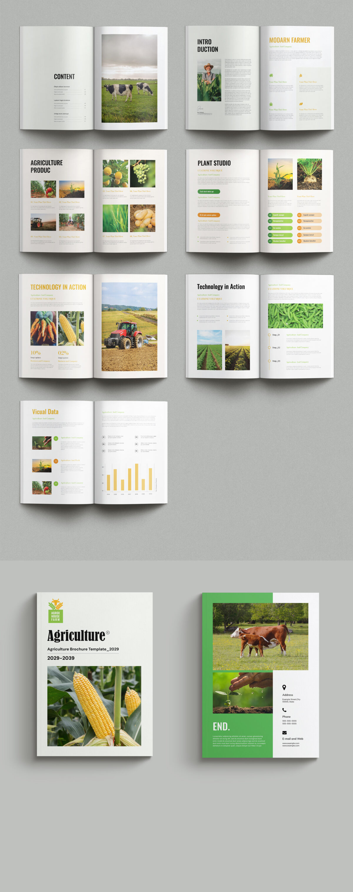 Agriculture Brochure Template image 1
