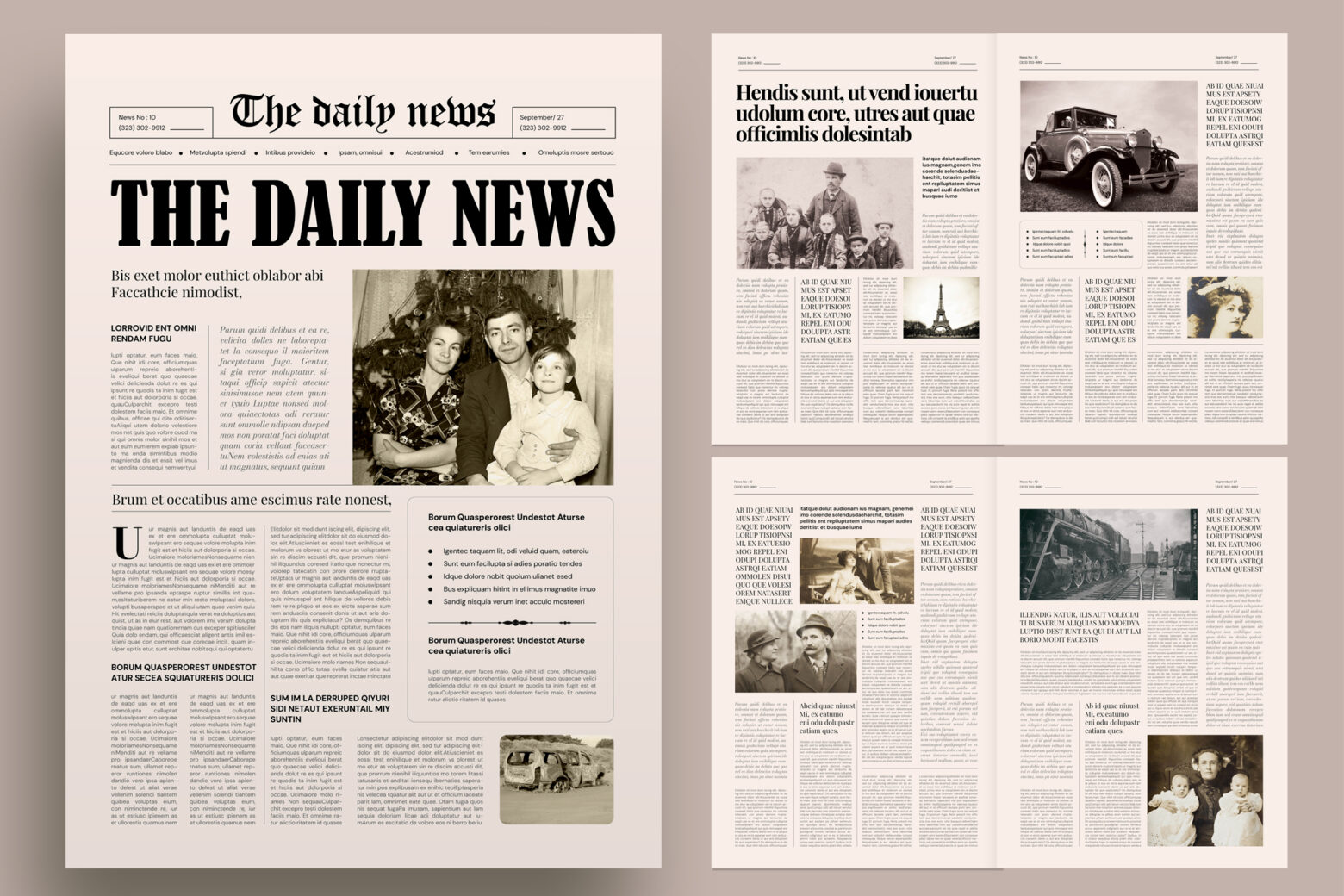 Classic Professional Newspaper cover image