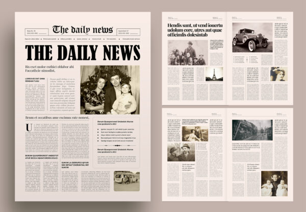 Classic Professional Newspaper cover thumb