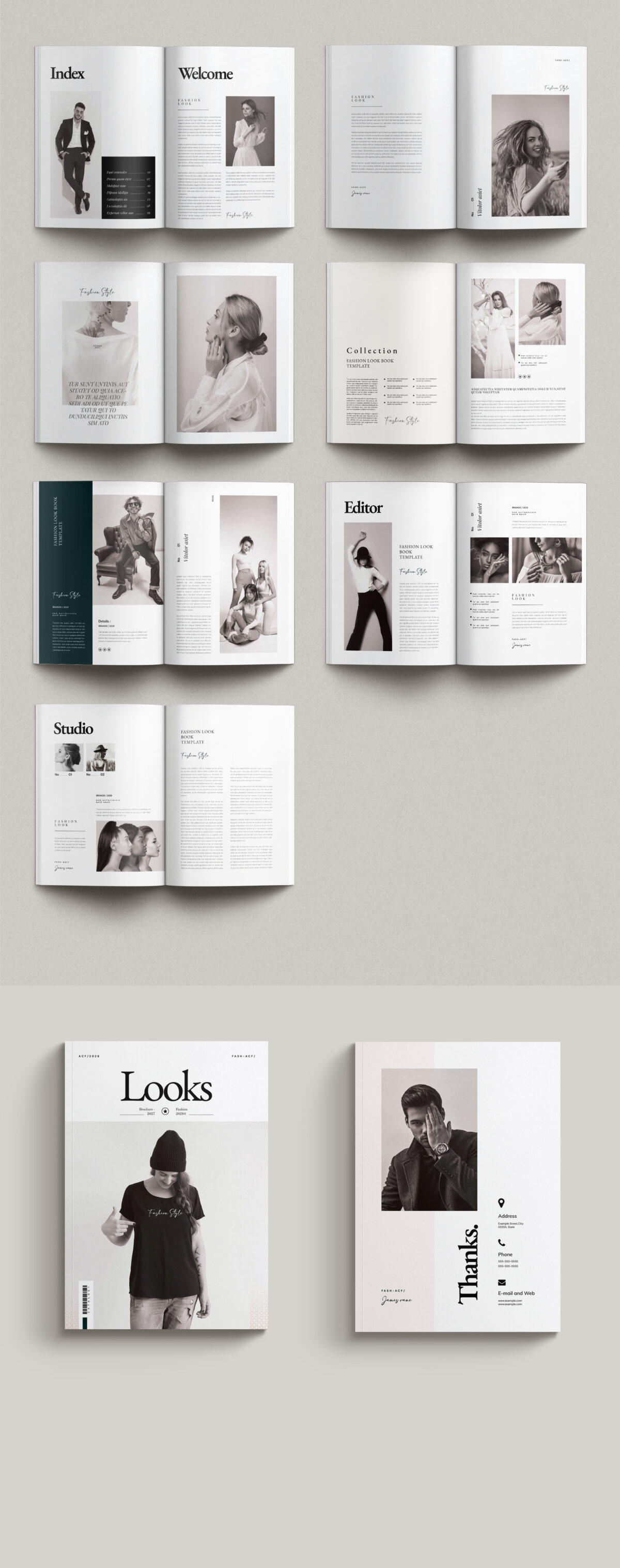 Fashion Magazine Template image 1