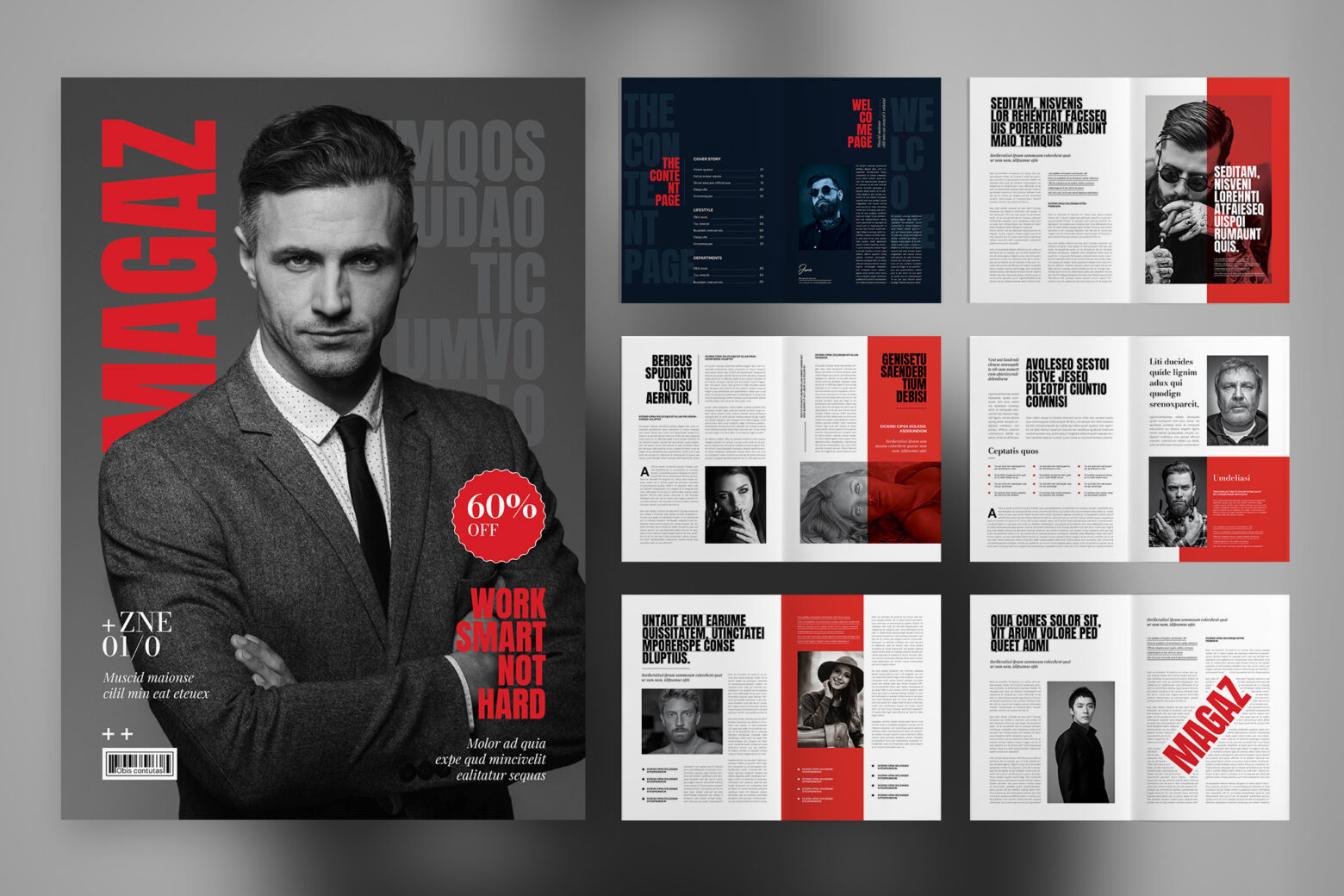 Magazine Template Layout cover image