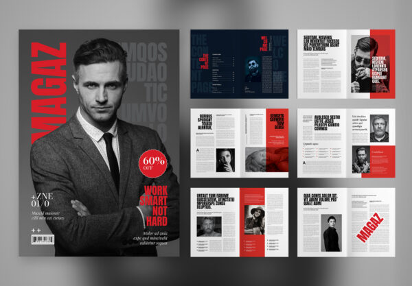 Magazine Template Layout cover thumb