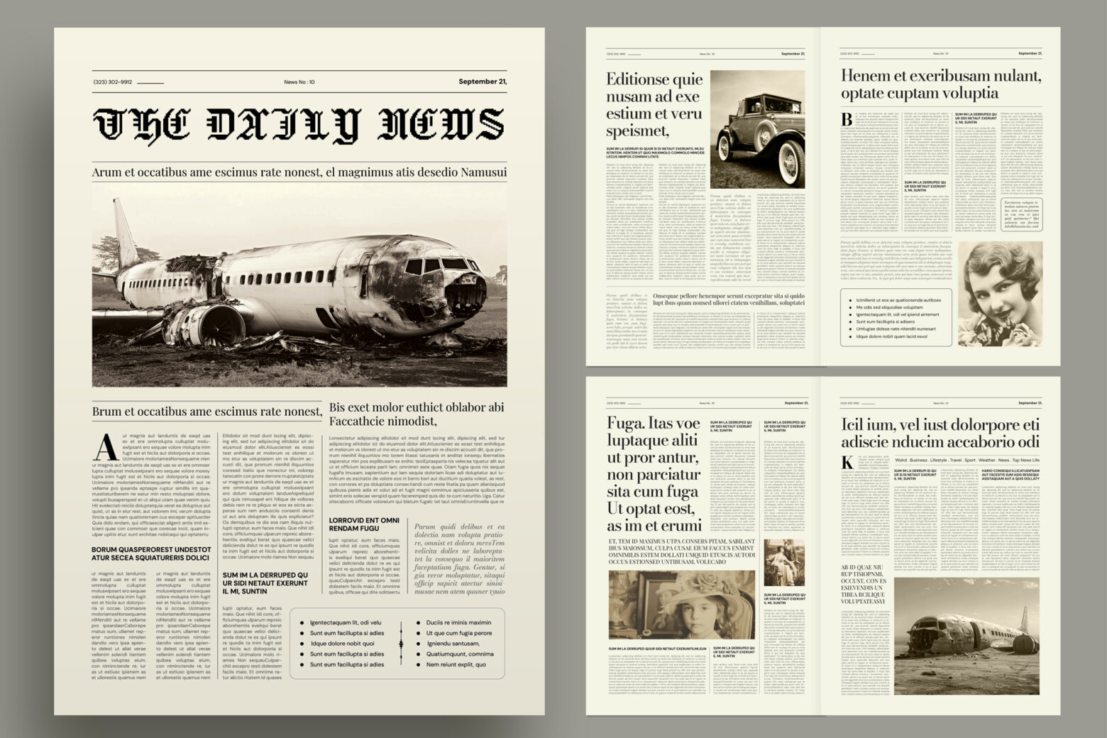 News Paper Template cover image