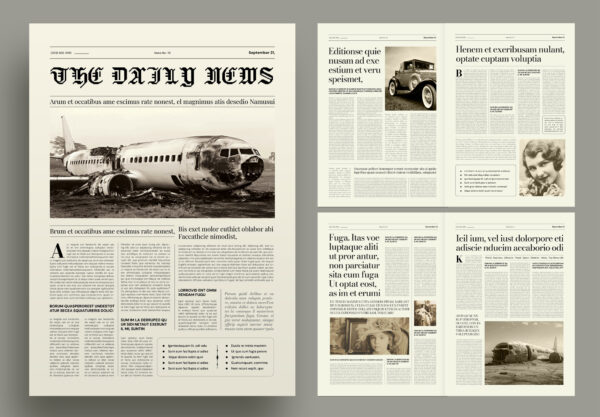 News Paper Template cover thumb