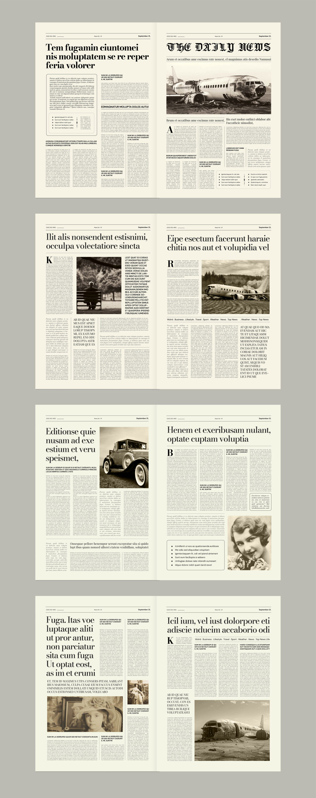 News Paper Template image 1