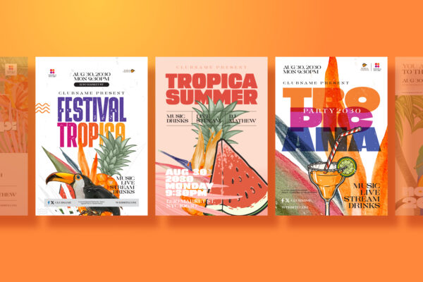 Tropical Event Flyer / Poster cover thumb
