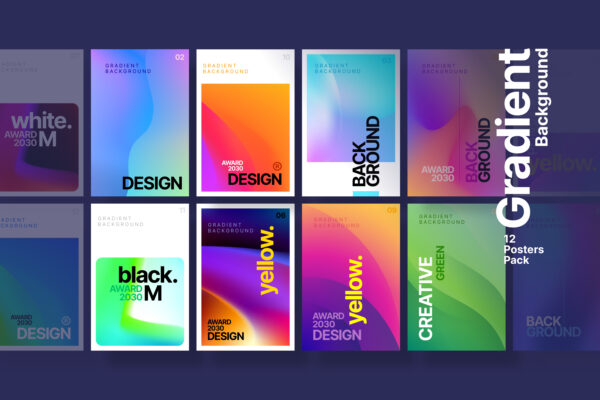 Gradient Background Posters cover thumb