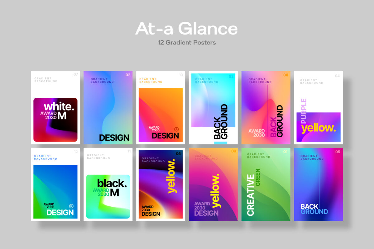 Gradient Background Posters image 5